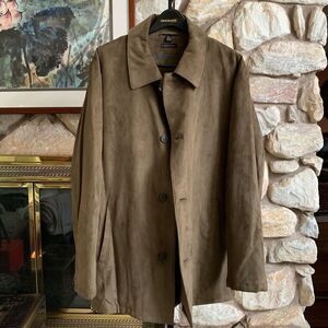 Clairborne men’s faux suede coat size L